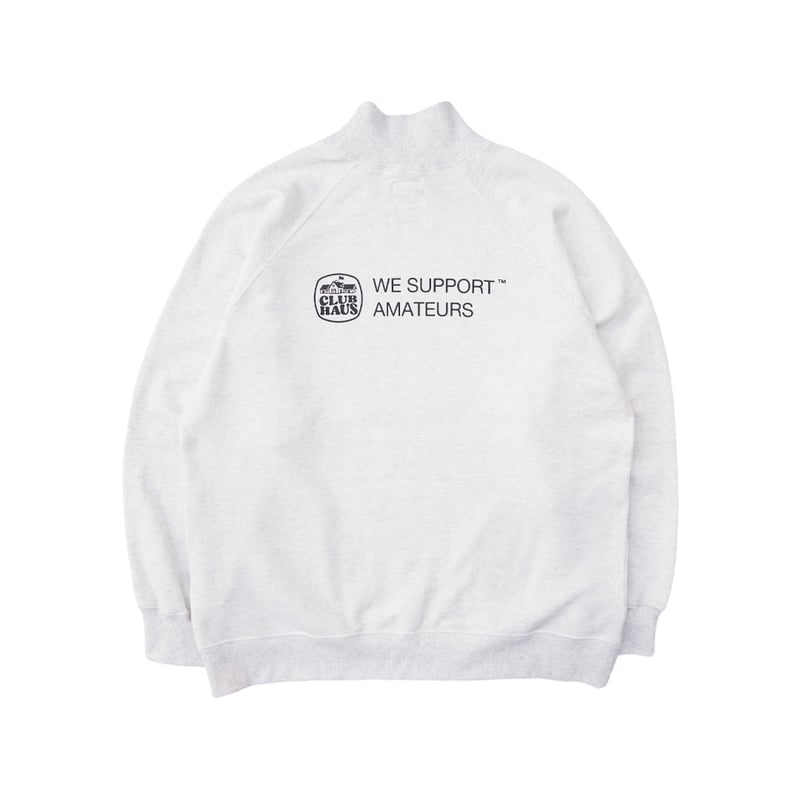CLUBHAUS “WSA” Highneck SweatShirt - Ash | CLUB