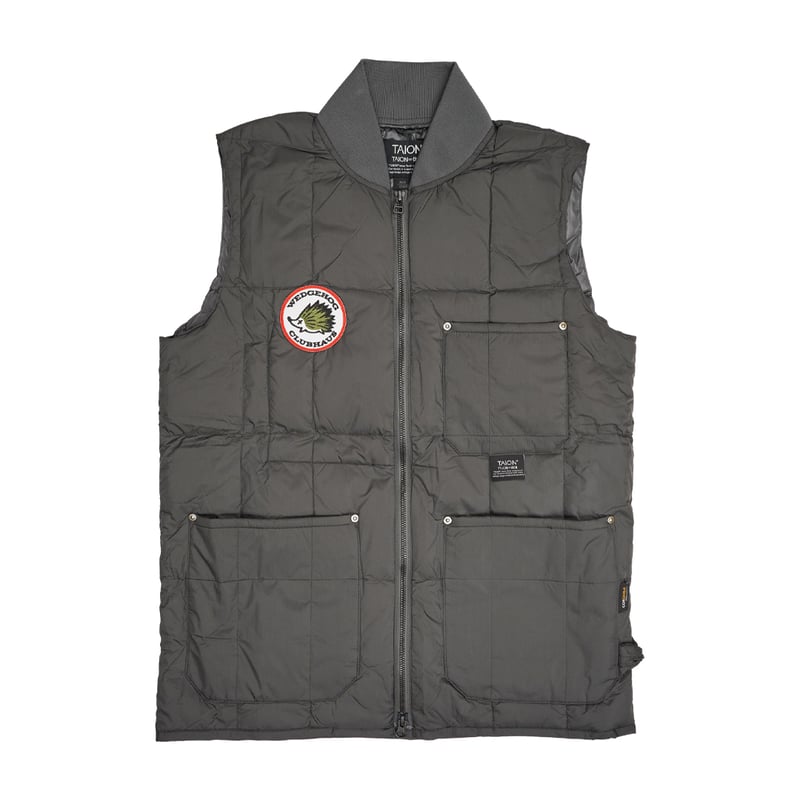 TAION W-Zip DownVest クラブハウス　ダウンベスト　L Mountain Research x TAION Basic W-Zip Down Vest – TAION US