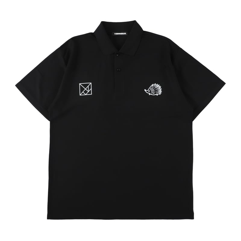 【美品】CLUBHAUS×TANGRAM POLO SHIRTS タングラム　L ○CLUBHAUS×TANGRAM 5th Anniv. Polo - Black | CLU