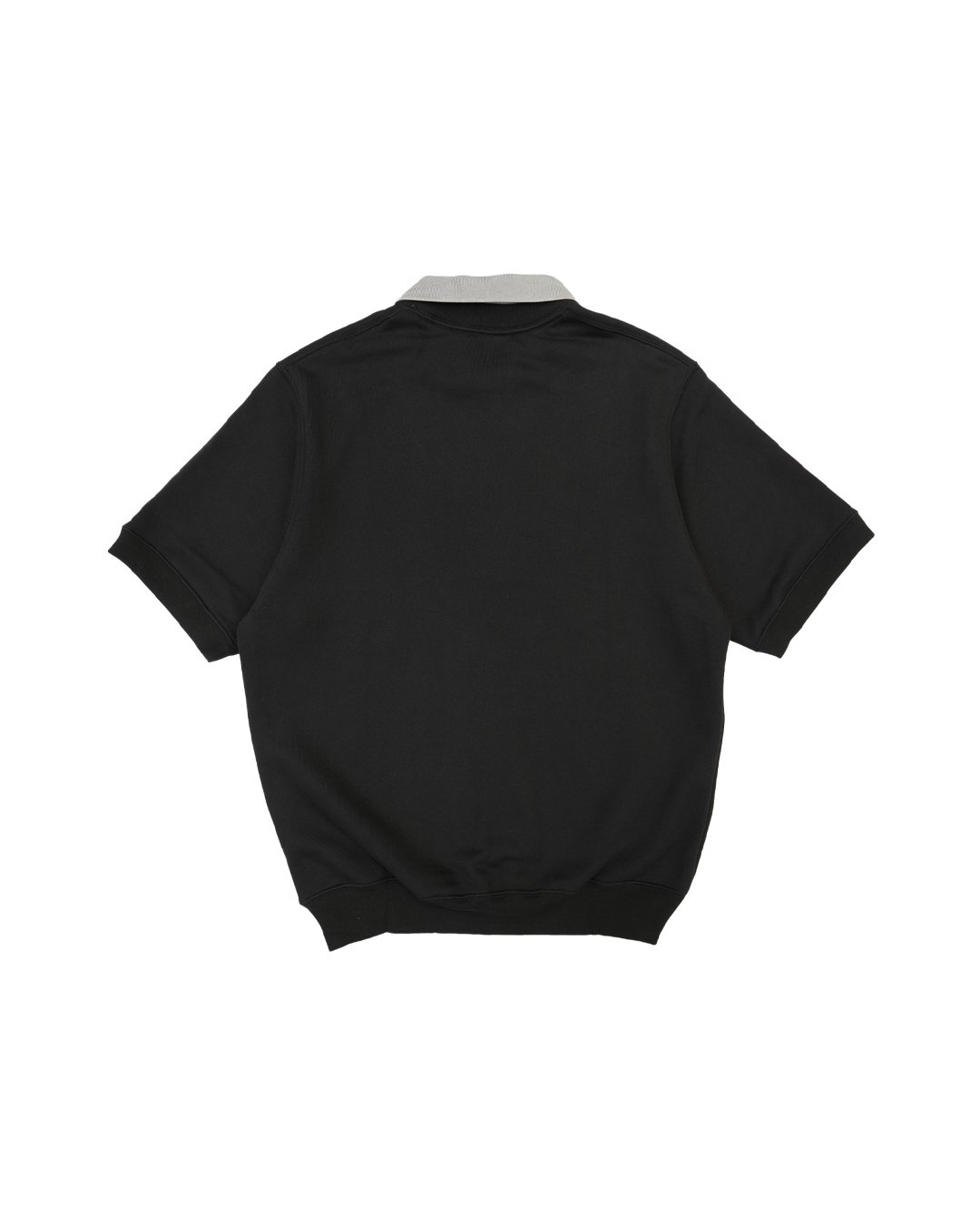 試着のみ　clubhaus Wedgehog 半袖スウェットポロ　ネイビーM Wedgehog Collage S/S Sweat Shirt- Black | CLUBH