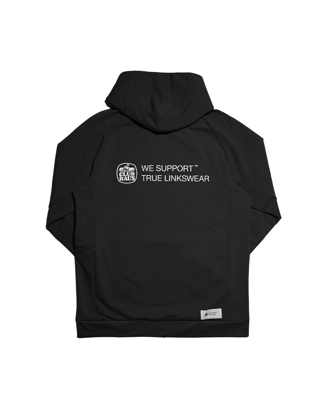 CLUBHAUS × TRUE Linkswear Hoodie - Black | CLUB