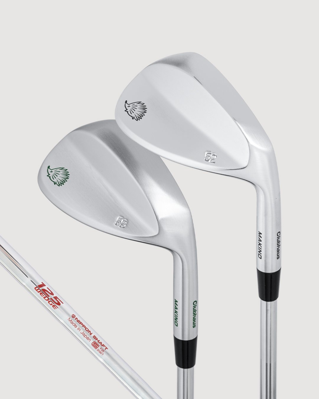 CLUBHAUS X MakinoGolf ウェッジセット　52、58度 Laboratory】CLUBHAUS X MakinoGolf “Wedgehog Wed