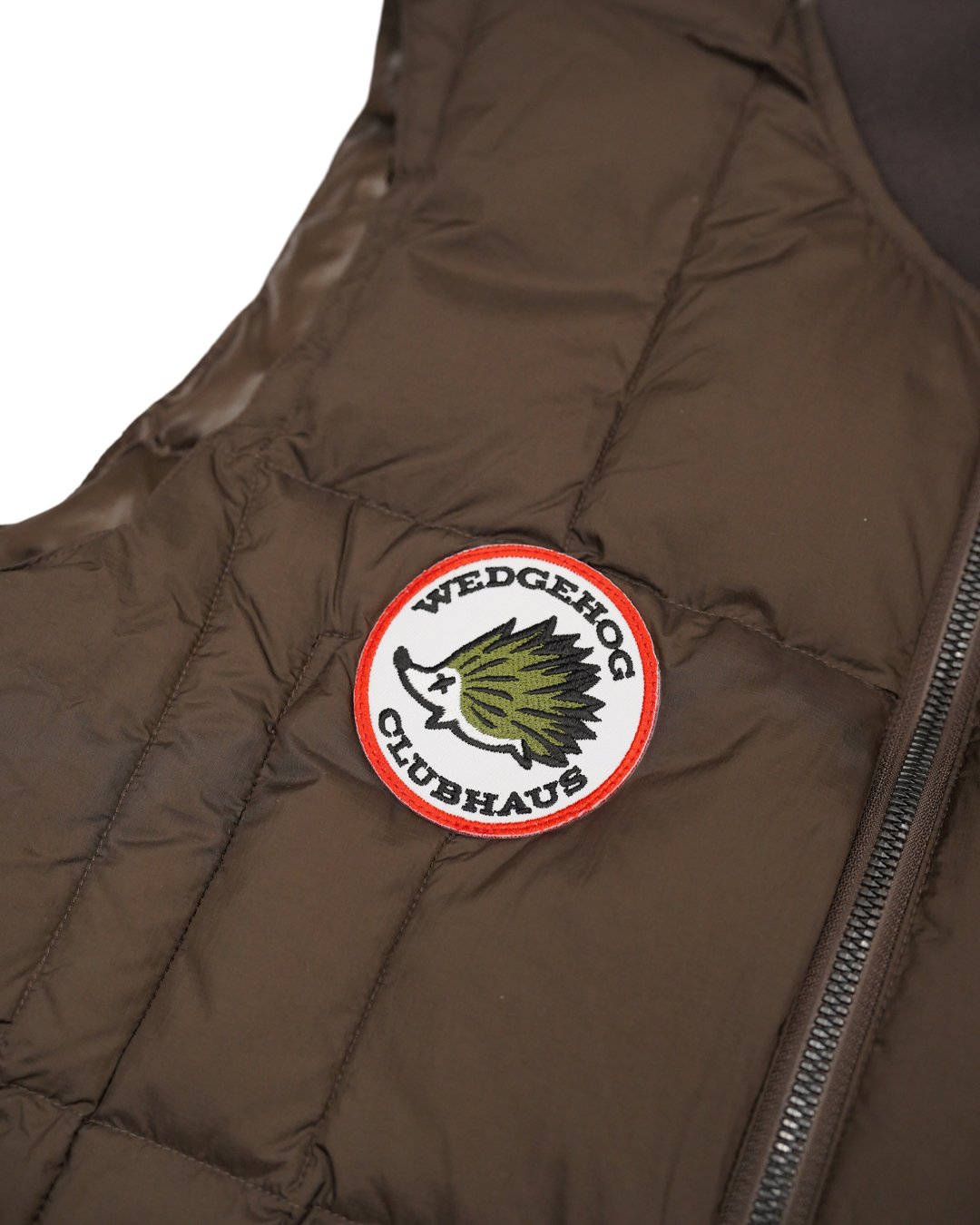 TAION W-Zip DownVest CLUBHAUS Custom - Dark Bro