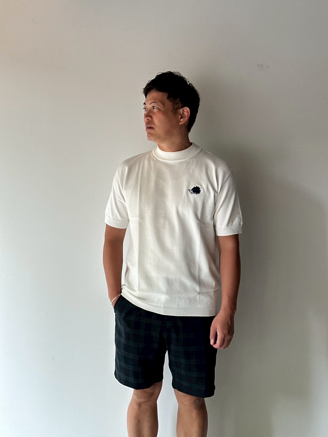 【新品未使用 タグ付き】Clubhaus Wedgehog Mock Knit Wedgehog Mock Knit - White | CLUBHAUS | クラブハウス