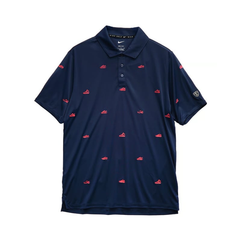 Nike Par Dri-FIT S/S Polo - College Navy/Hot La