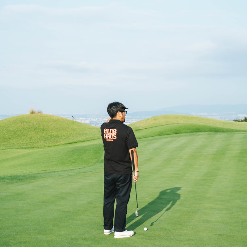 クラブハウス CLUBHAUS Standard Polo - Black L CLUBHAUS Standard L/S Polo - Black