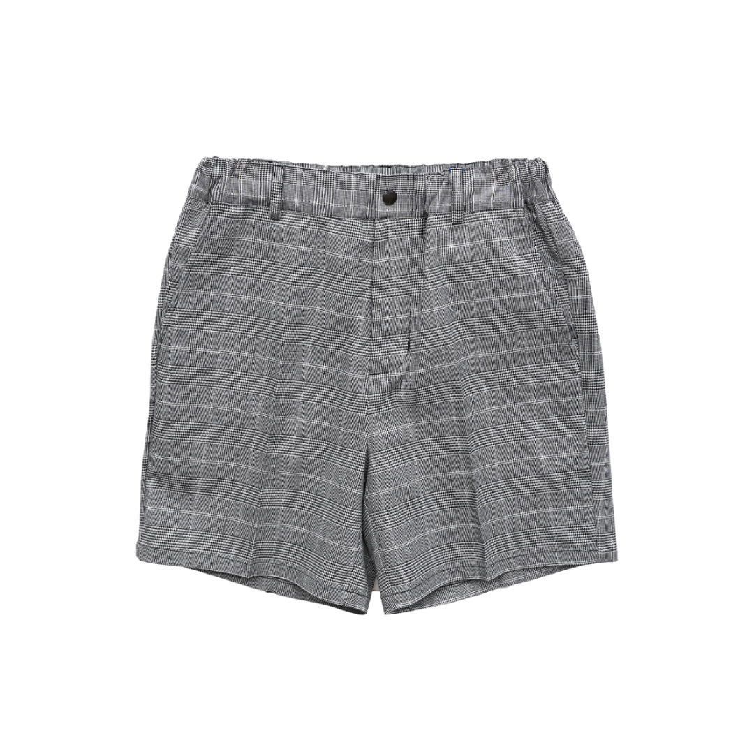 CLUBHAUS Center Press Easy Shorts - Glencheck |