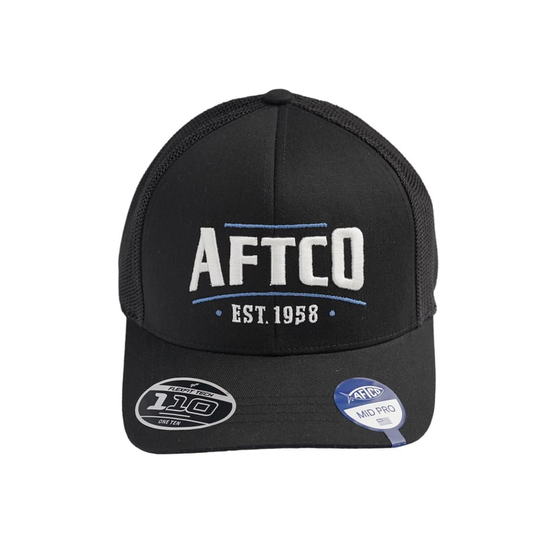 AFTCO Mesh Cap - Black | CLUBHAUS | クラブハウス