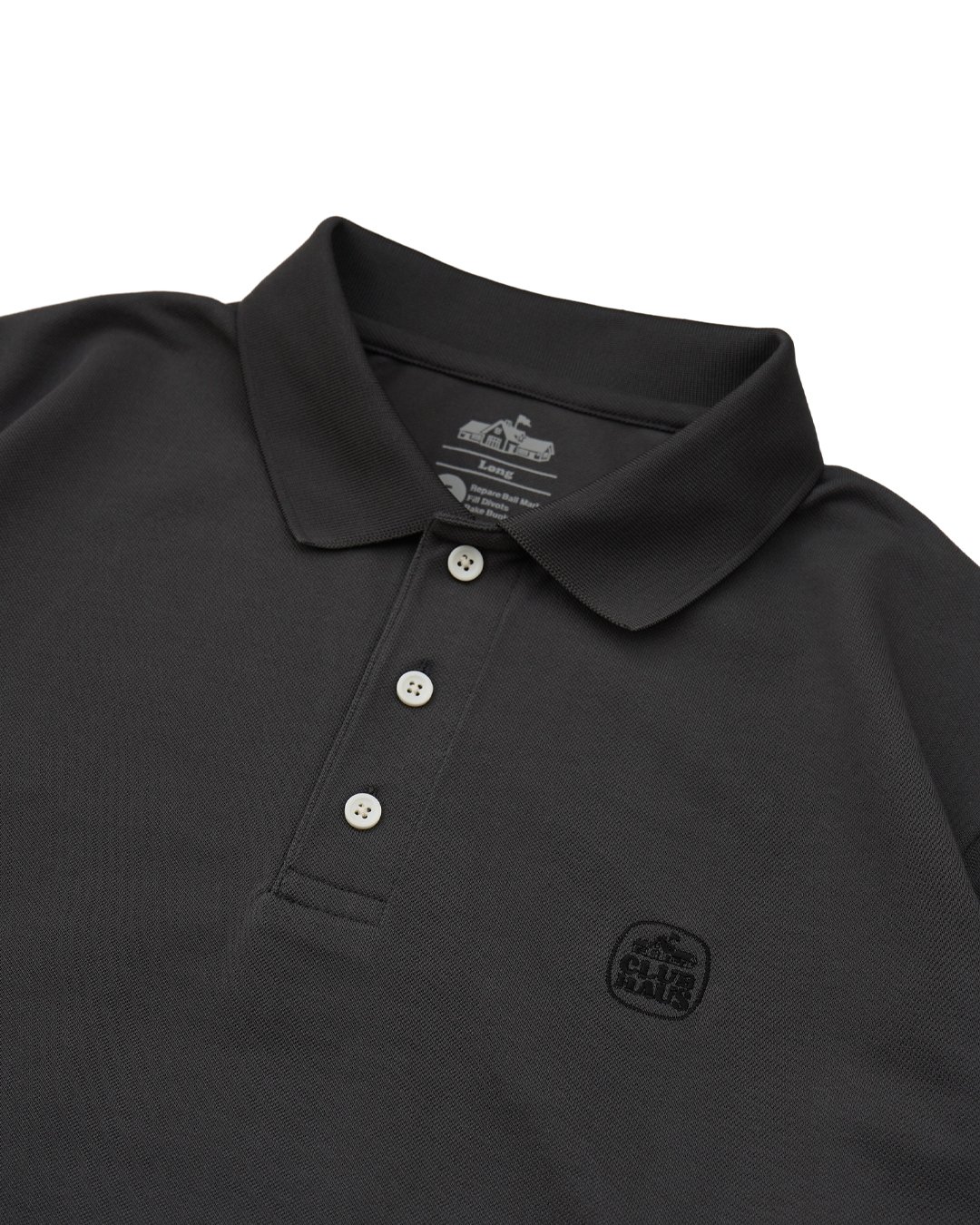 CLUBHAUS Standard L/S Polo '26 - Gray | CLUBHAU