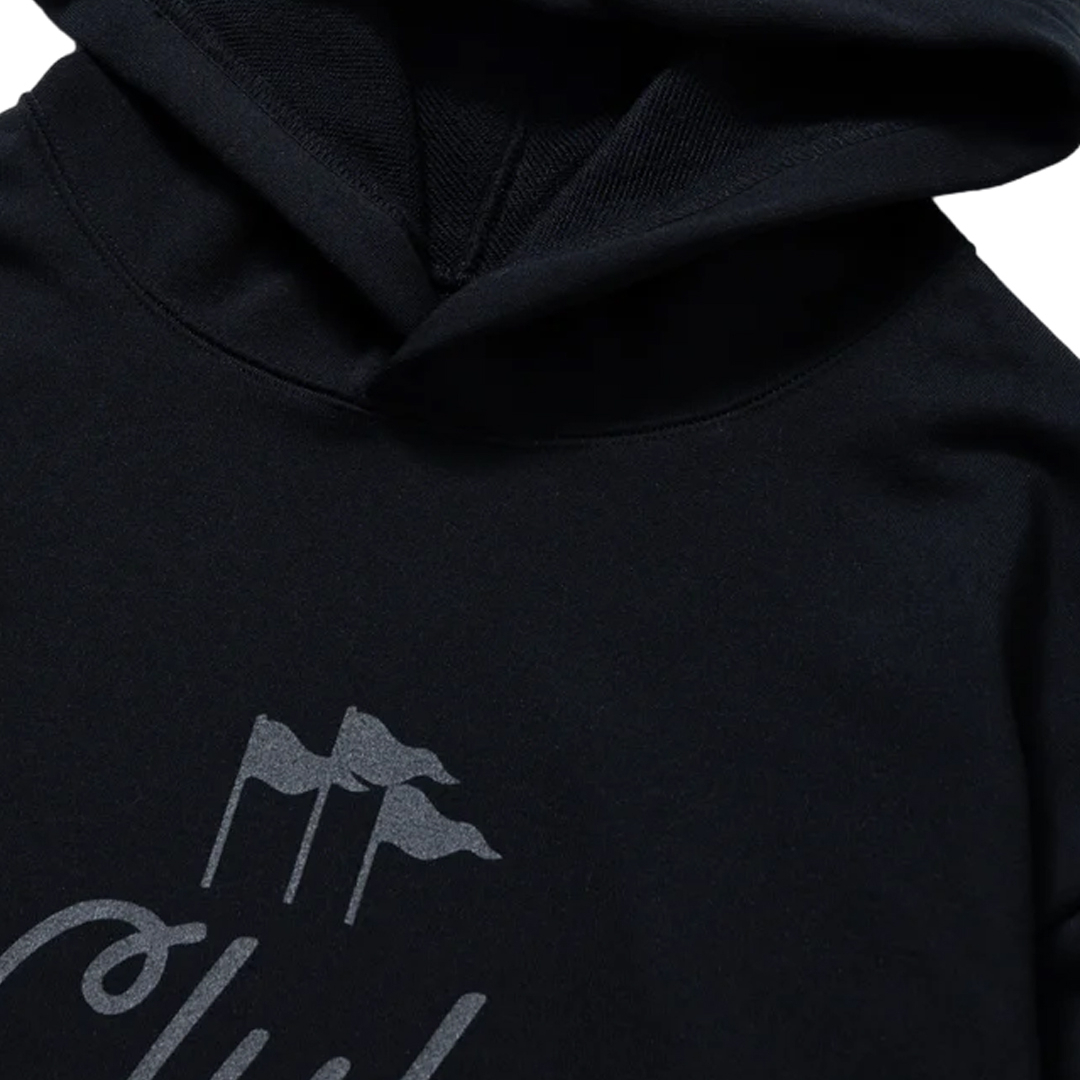 FIDES × CLUBHAUS Logo Parka - Black | CLUBHAUS