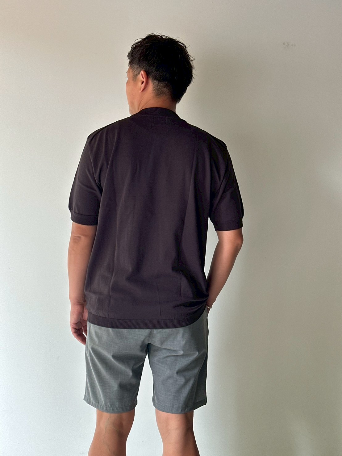 Wedgehog Mock Knit - Charcoal | CLUBHAUS | クラブハウス