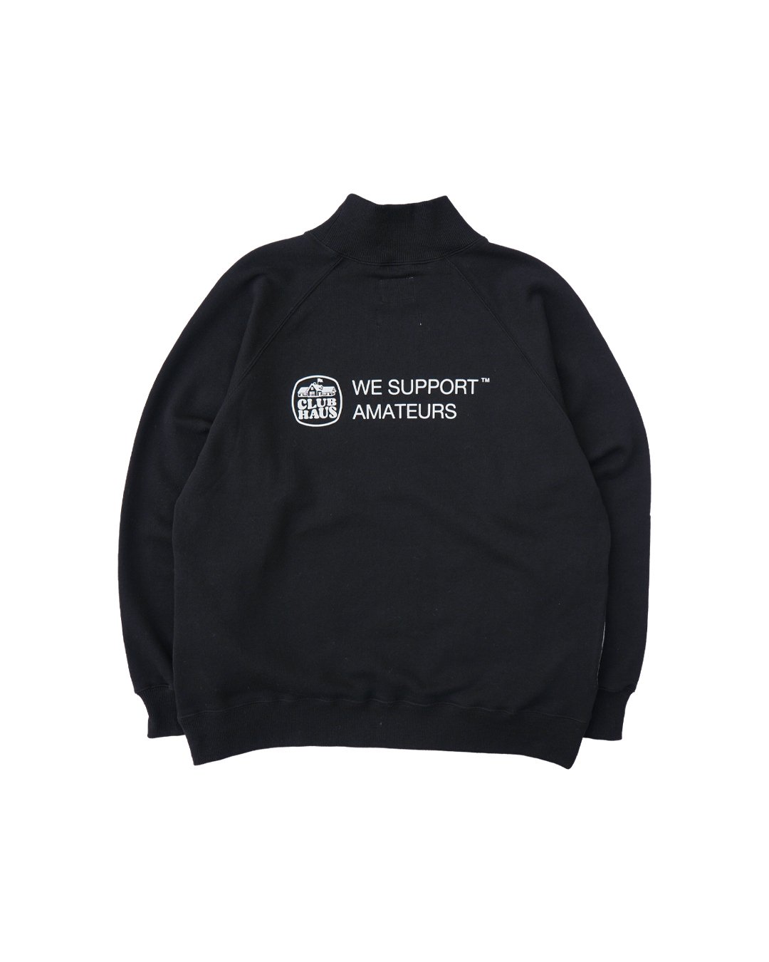 CLUBHAUS “WSA” Highneck SweatShirt - Black | CL