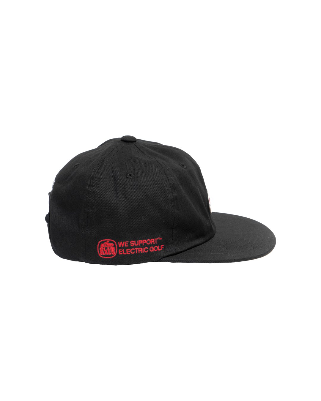 ELECTRIC GOLF x CLUBHAUS Snapback Cap - Black/R