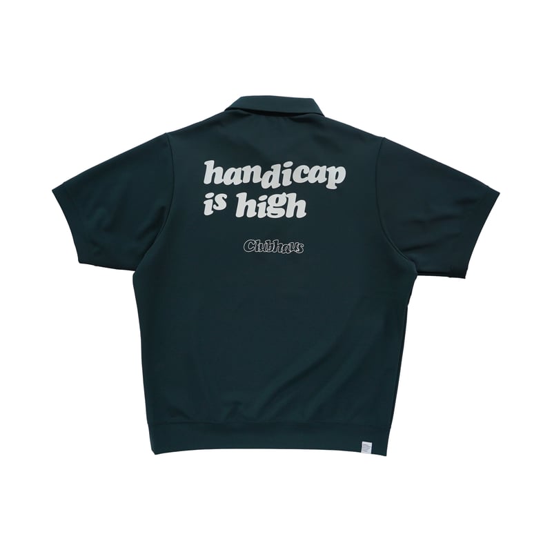 CLUBHAUS Active Polo “handicap is high”- Green  