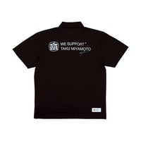 NO COFFEE × CLUBHAUS POLO SHIRT S/S - Black | C