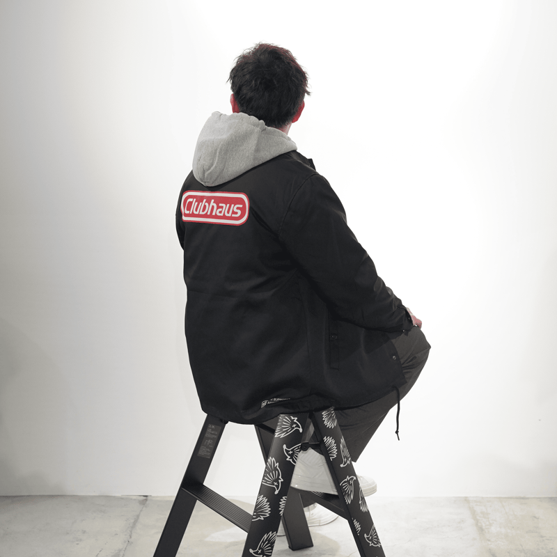 CLUBHAUS X HASEGAWA CoachJKT - Red Logo | CLUBH