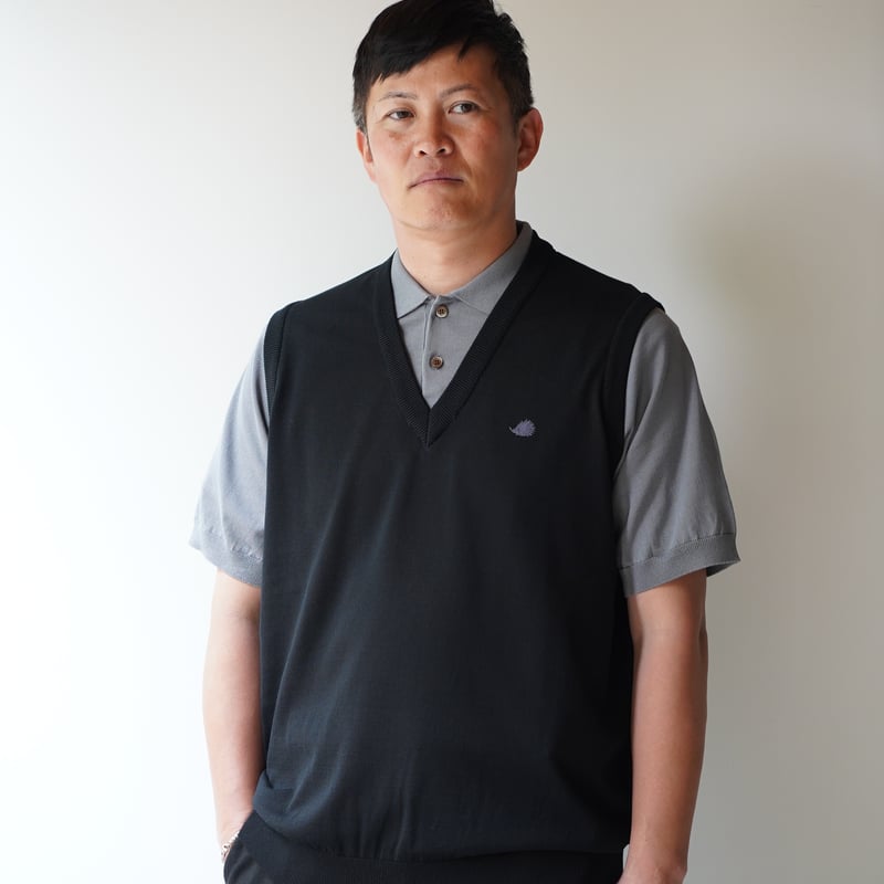 新品/CLUBHAUS Fake layered Vest + Polo XL CLUBHAUS Fake layered Vest + Polo '25 - Black/G