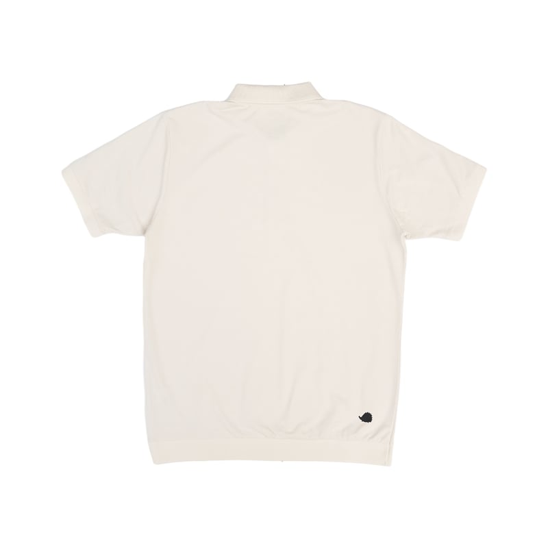 CLUBHAUS RibbedHem Polo - Ivory | CLUBHAUS | クラ