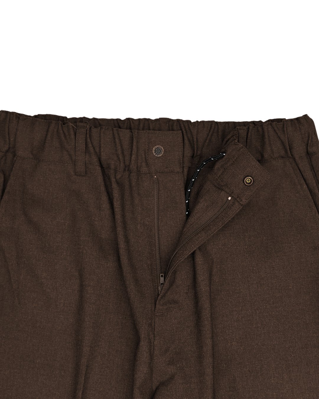 CLUBHAUS Center Press Easy Pants - Brown | CLUB