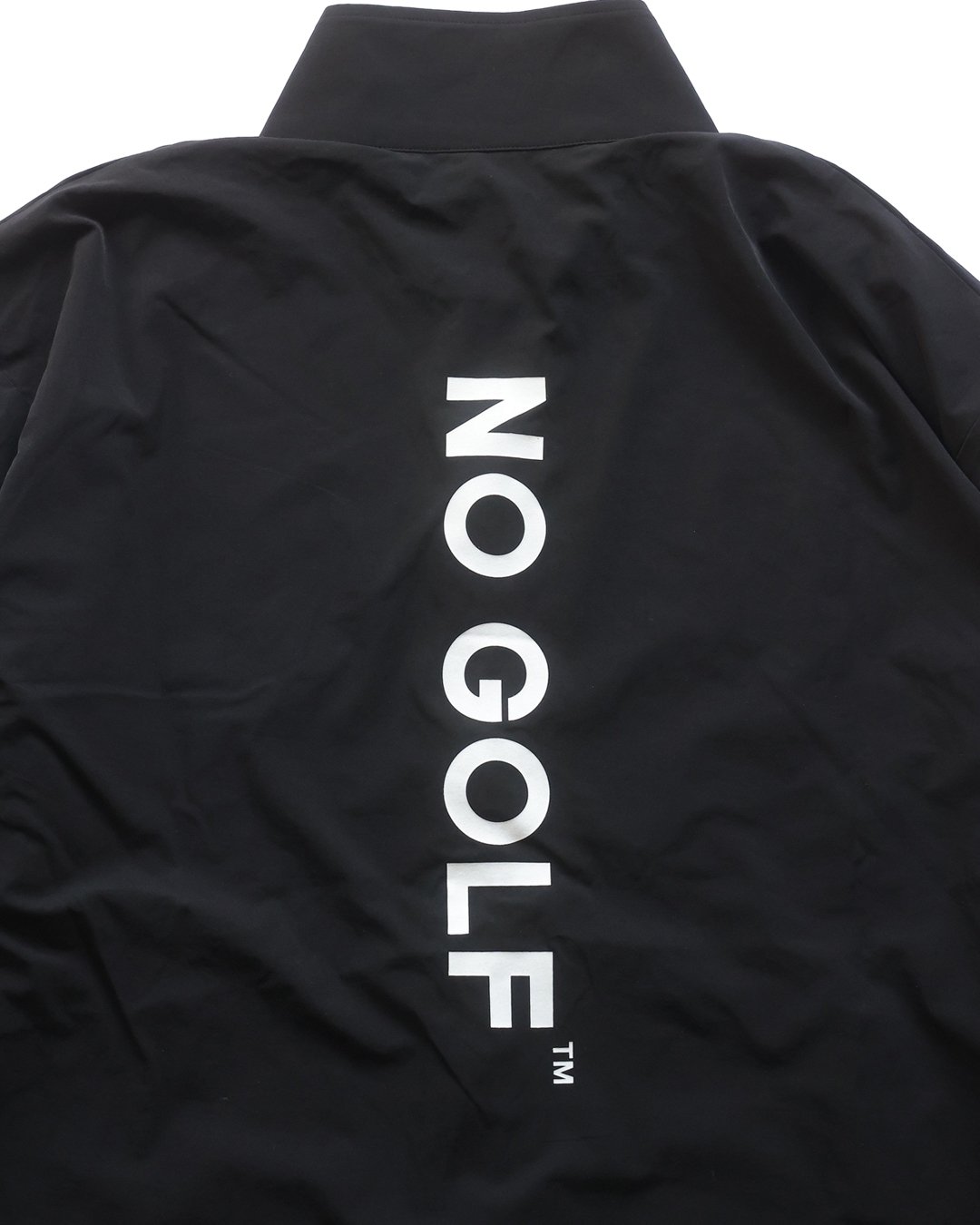 NO GOLF WINDBREAKER JACKET - Black | CLUBHAUS |
