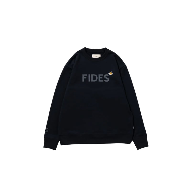 FIDES × CLUBHAUS Logo Crew Neck FIDES × CLUBHAUS Logo Crew Neck - Black | CLUBH