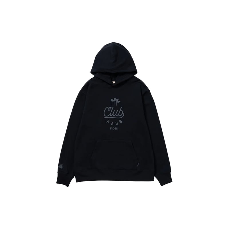 CLUBHAUS × FIDES コラボ　パーカー FIDES × CLUBHAUS Logo Parka - Black | CLUBHAUS