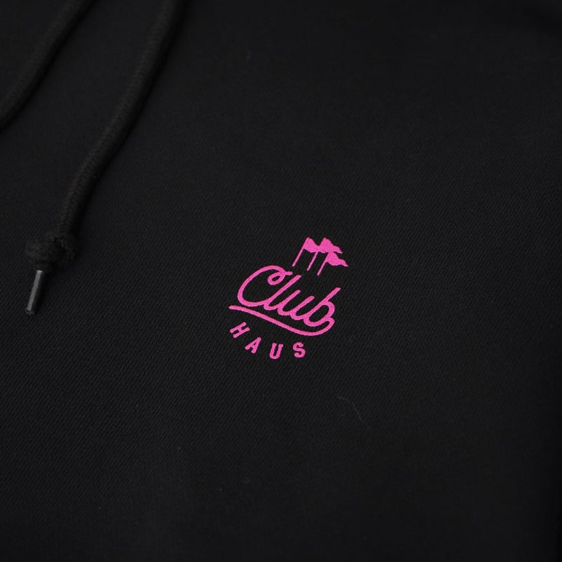 メンズウェア CLUBHAUS NeonWedgehog Hoodie XXL CLUBHAUS NeonWedgehog Hoodie - Pink | CLUBHAUS