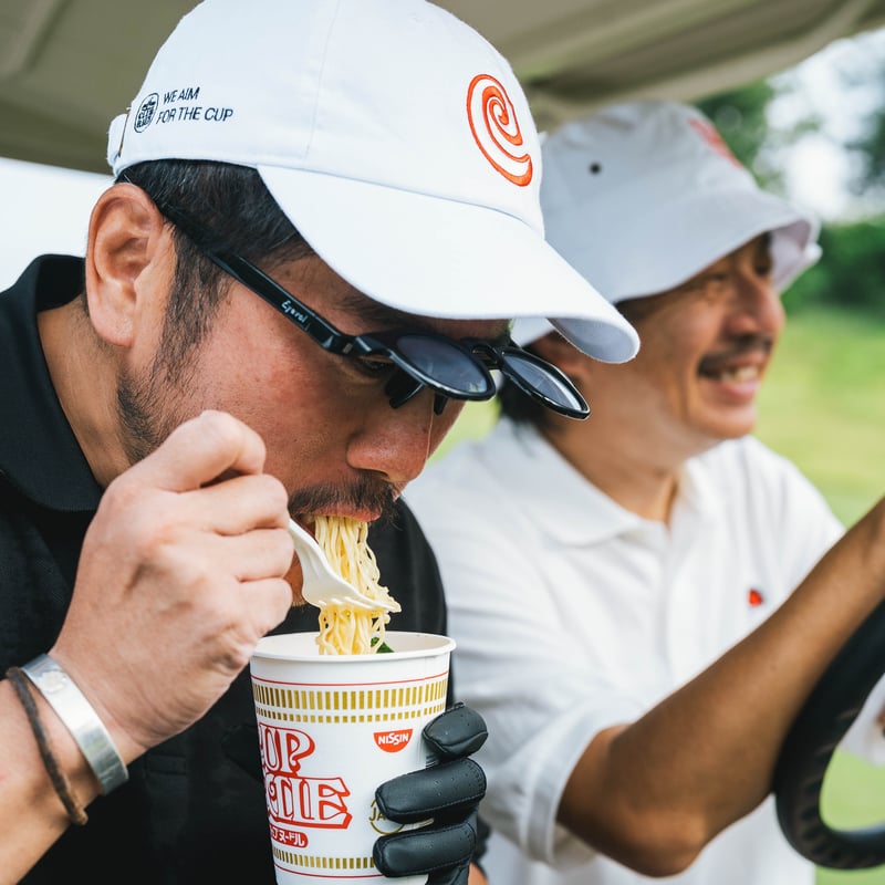 完売品　CLUBHAUS キャップ ホワイト CupNoodle × CLUBHAUS “C” Cap - White | CLUBHAUS