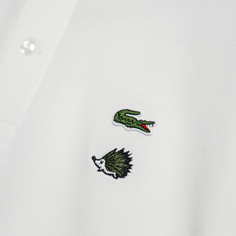 CLUBHAUS x Lacoste L.12.12 Light Polo - White |
