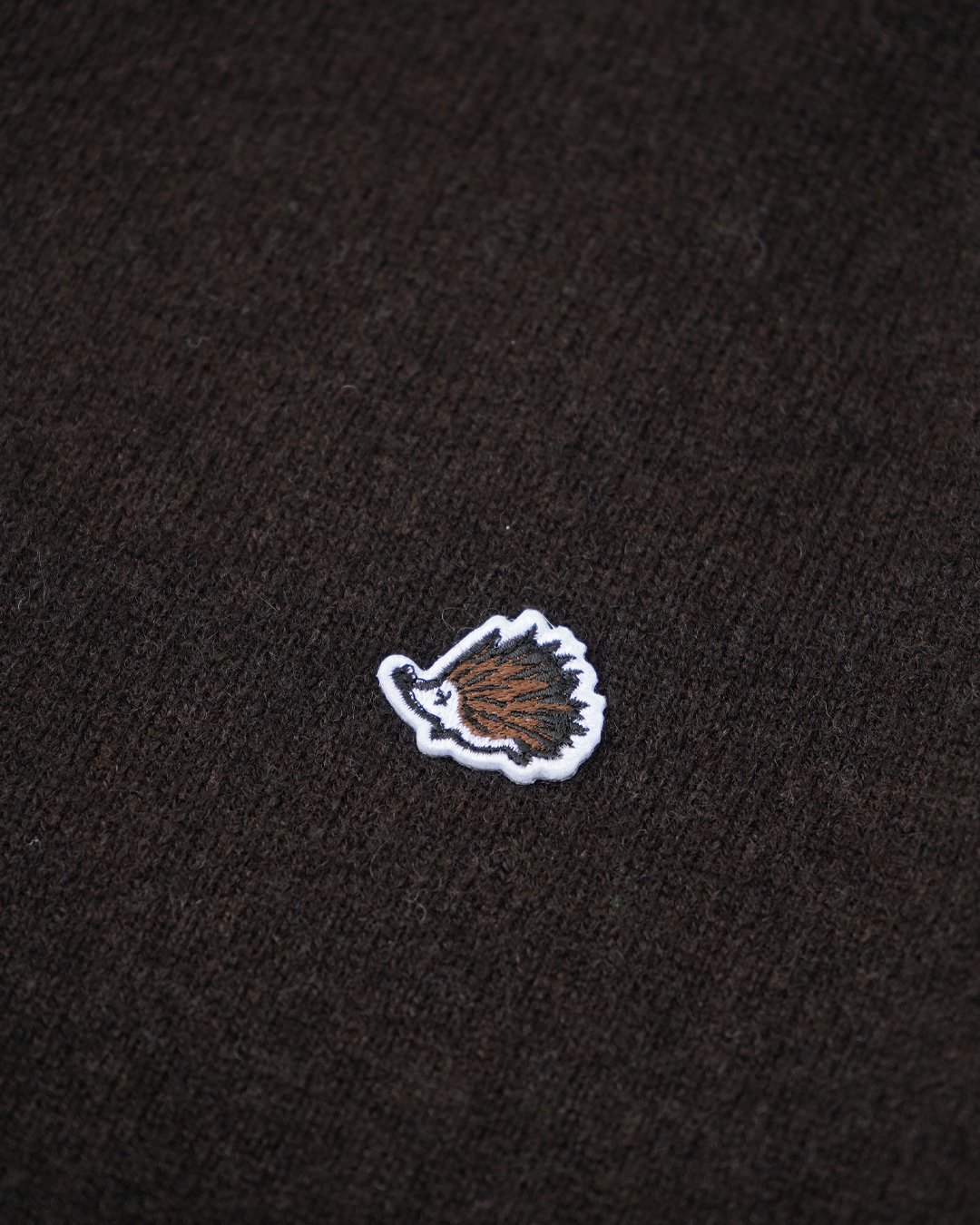CLUBHAUS Lambs Wool Saddle Shoulder Sweater- Br
