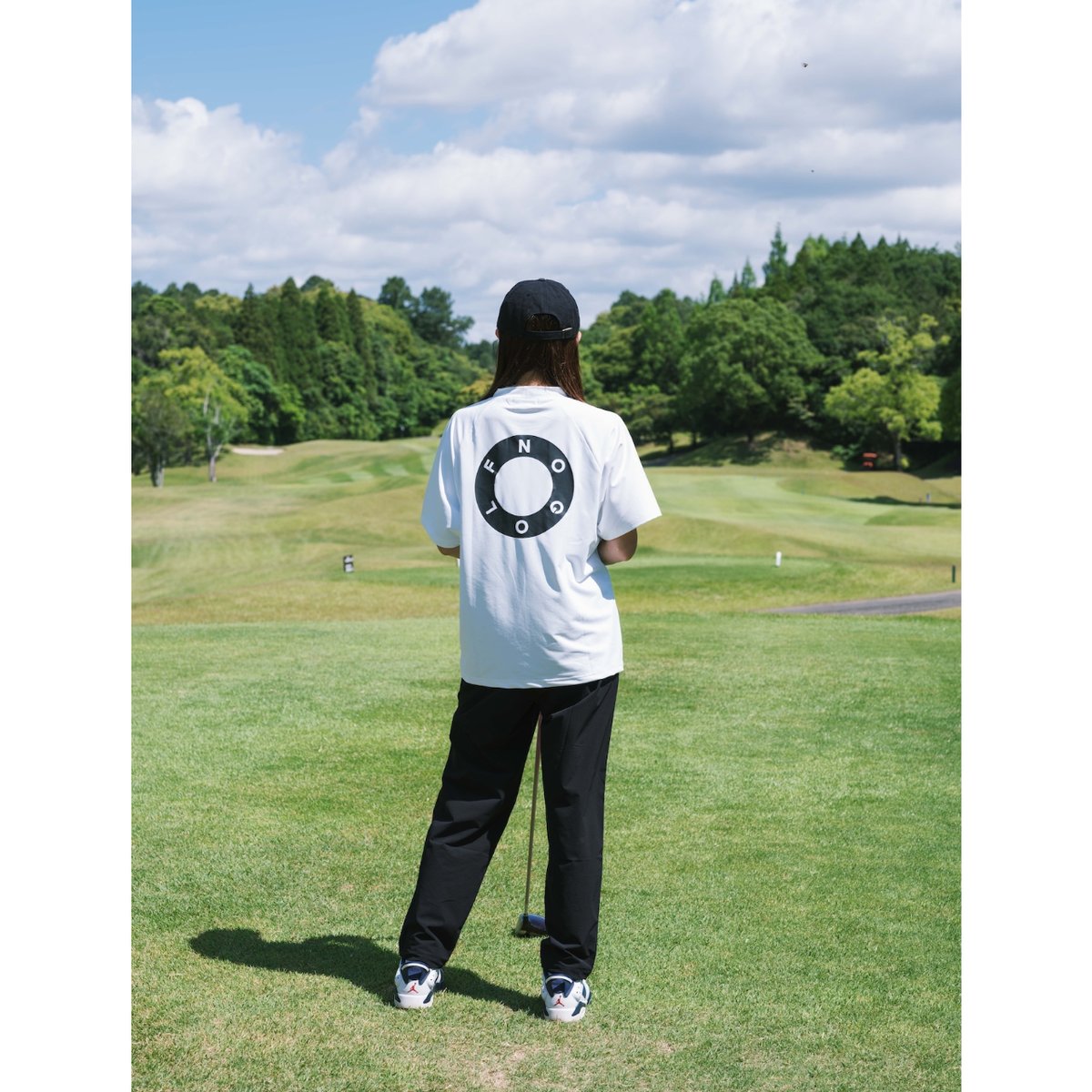 NO GOLF MOCK NECK SS COOLPASS - White | CLUBHAU