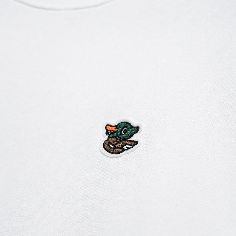 HllT × Clubhaus Crew Sweat Lite - White | CLUBH