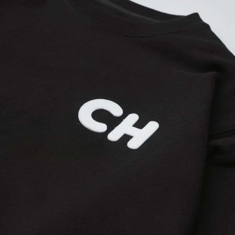Lサイズ CH is for CLUBHAUS Crew Sweat Black