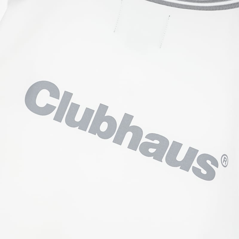 TAION Jersey Polo CLUBHAUS custom - White | CLU
