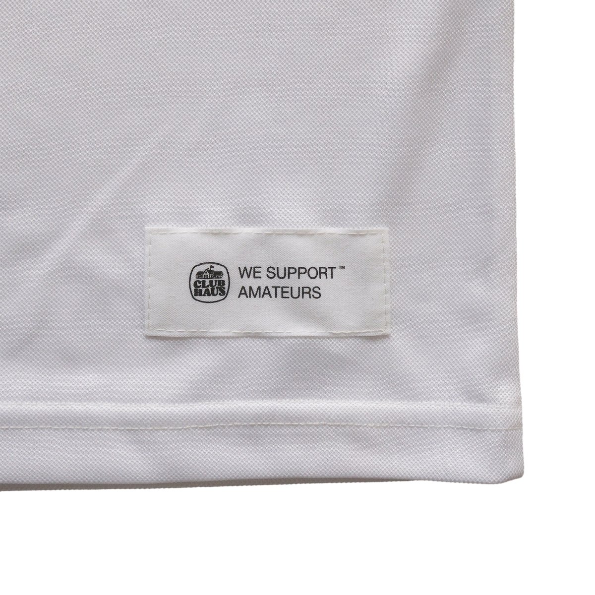 NO COFFEE × CLUBHAUS POLO SHIRT S/S - White | C