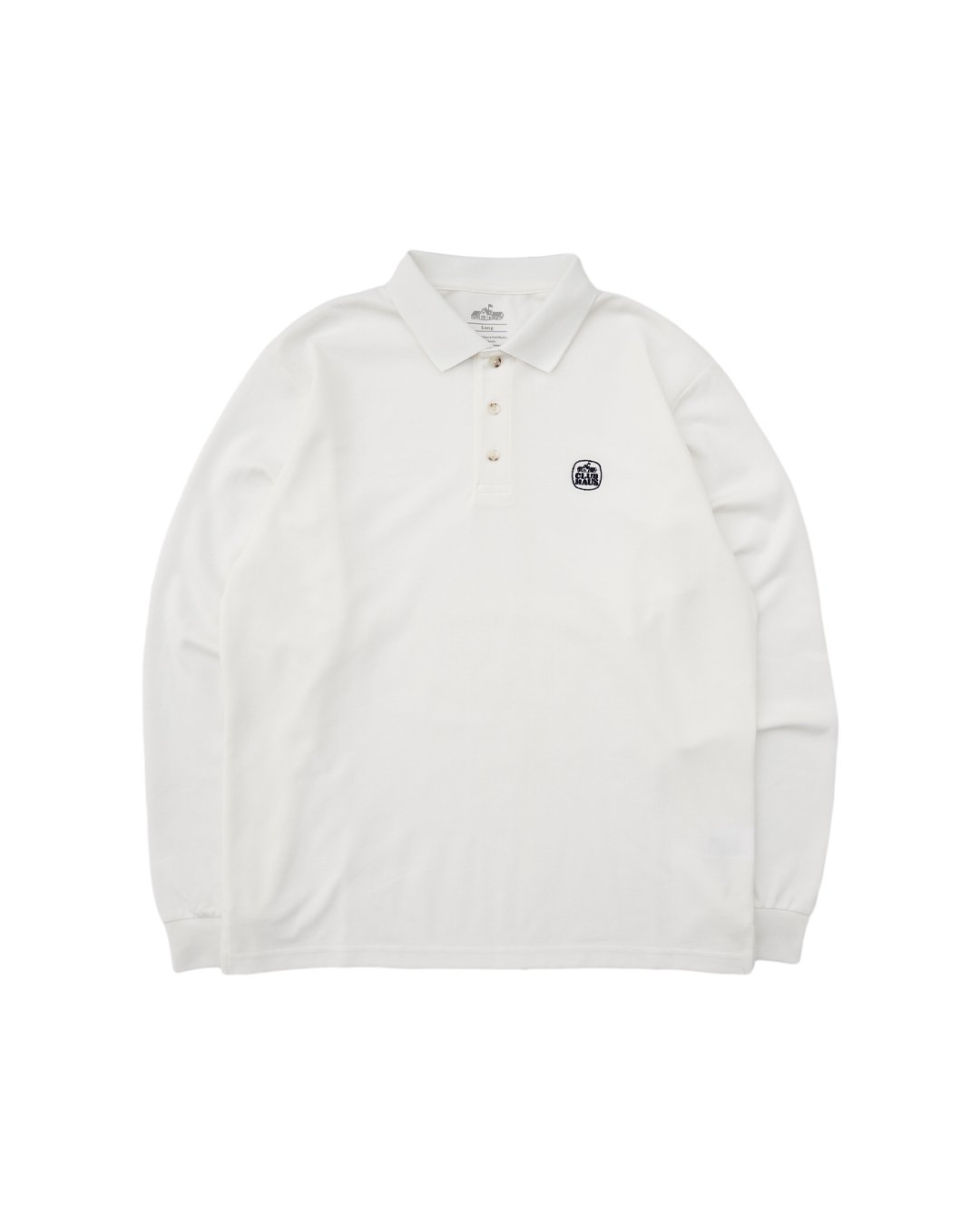 CLUBHAUS Standard L/S Polo '26 - White | CLUBHA