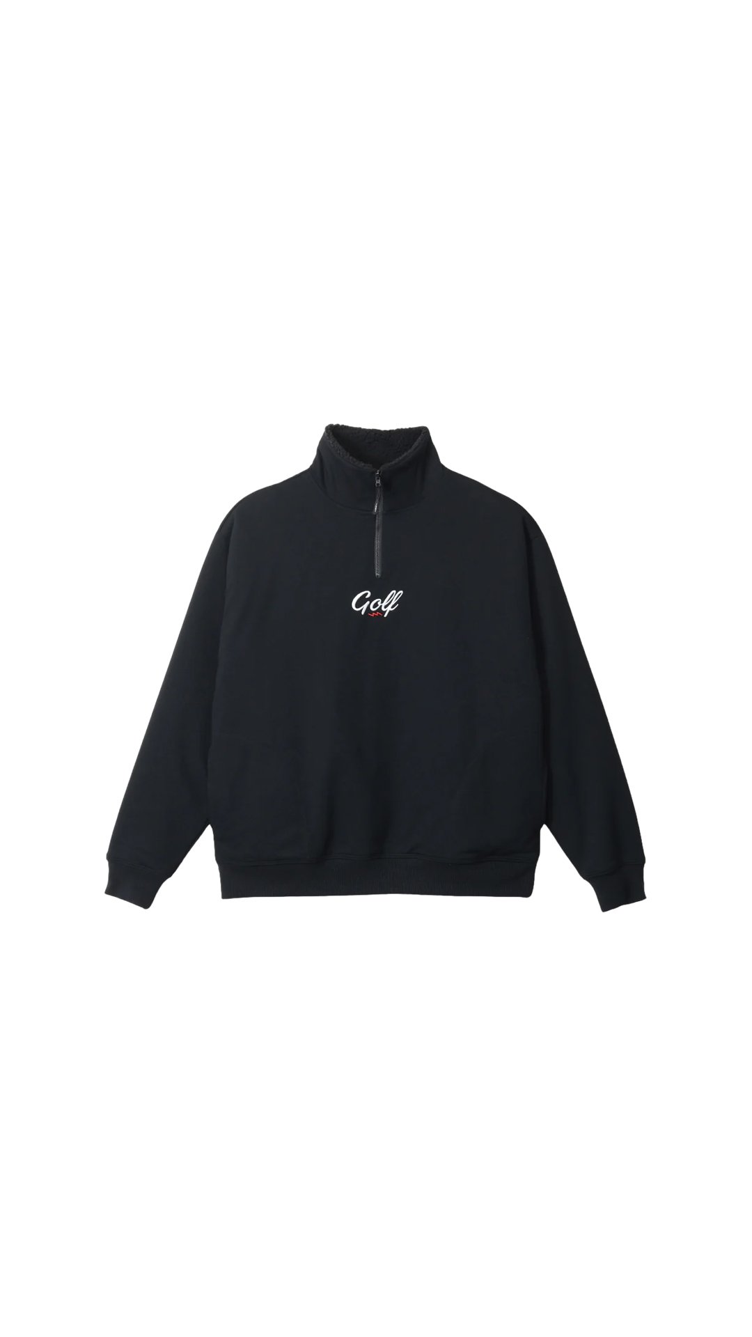 【即完品】エレクトリックゴルフ×clubhaus リバーシブルフリース ELECTRIC Golf Reversible Half Zip - Black | CLU