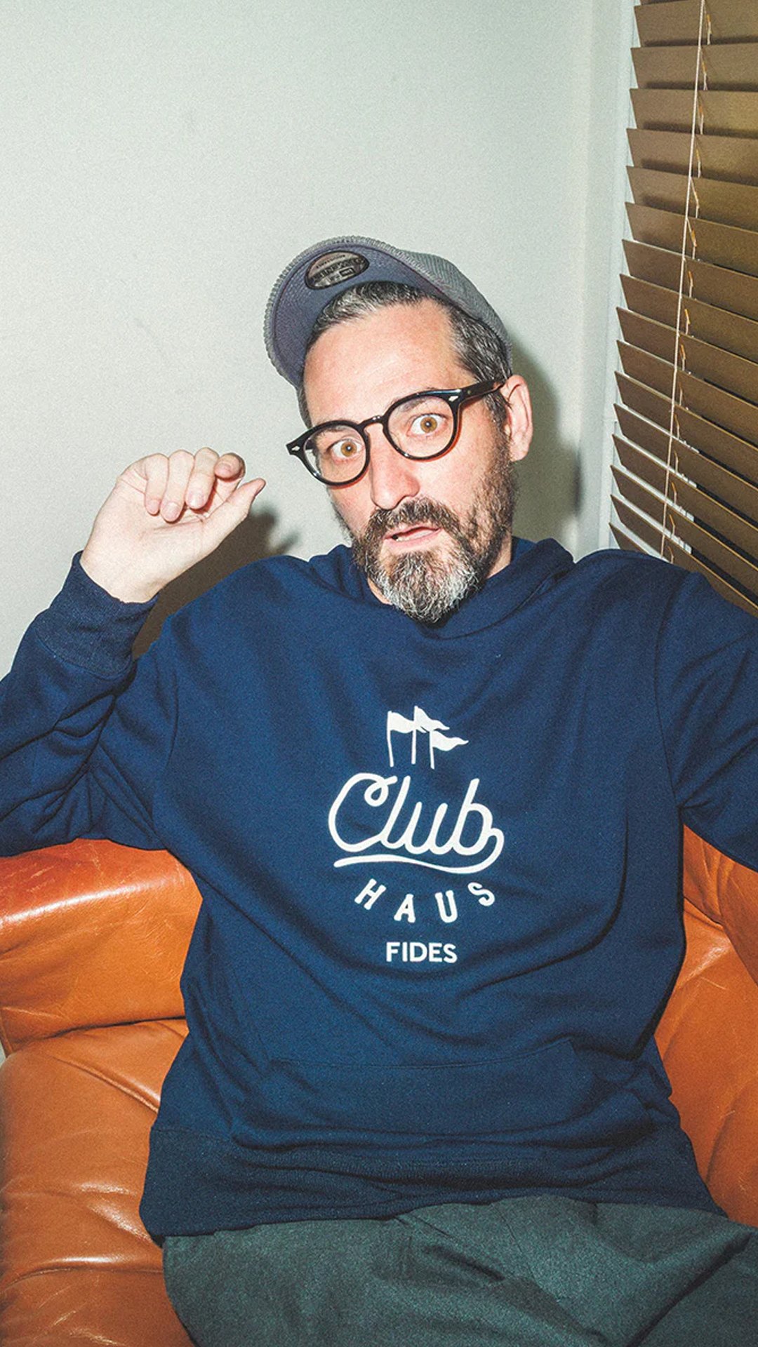 FIDES × CLUBHAUS Logo Parka - Navy | CLUBHAUS |