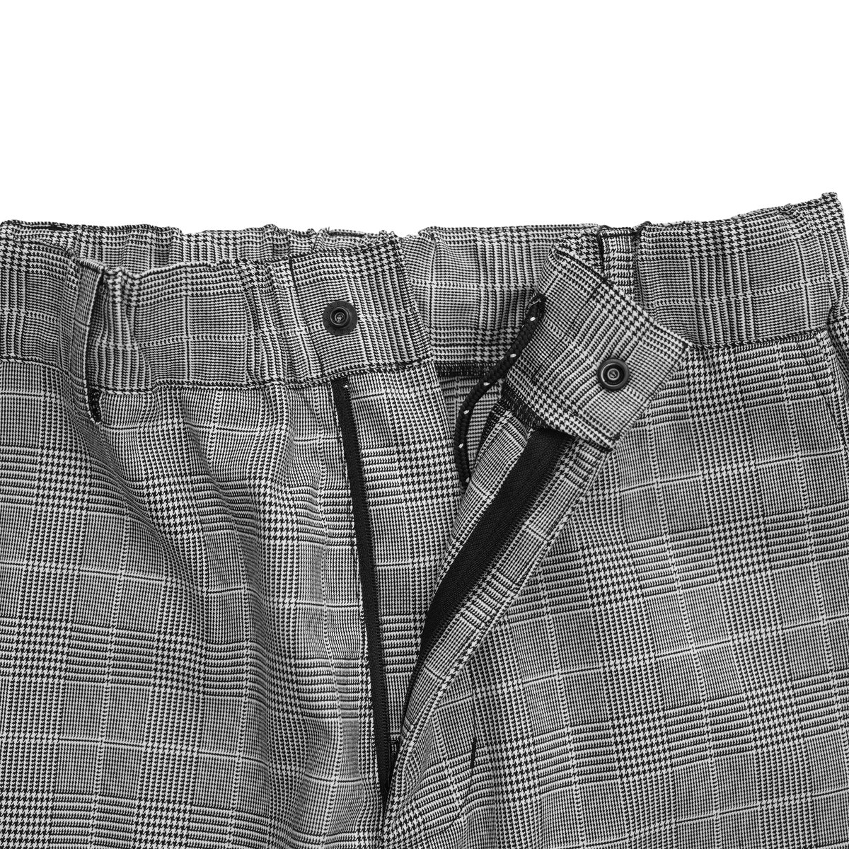 CLUBHAUS Center Press Easy Shorts - Glencheck |