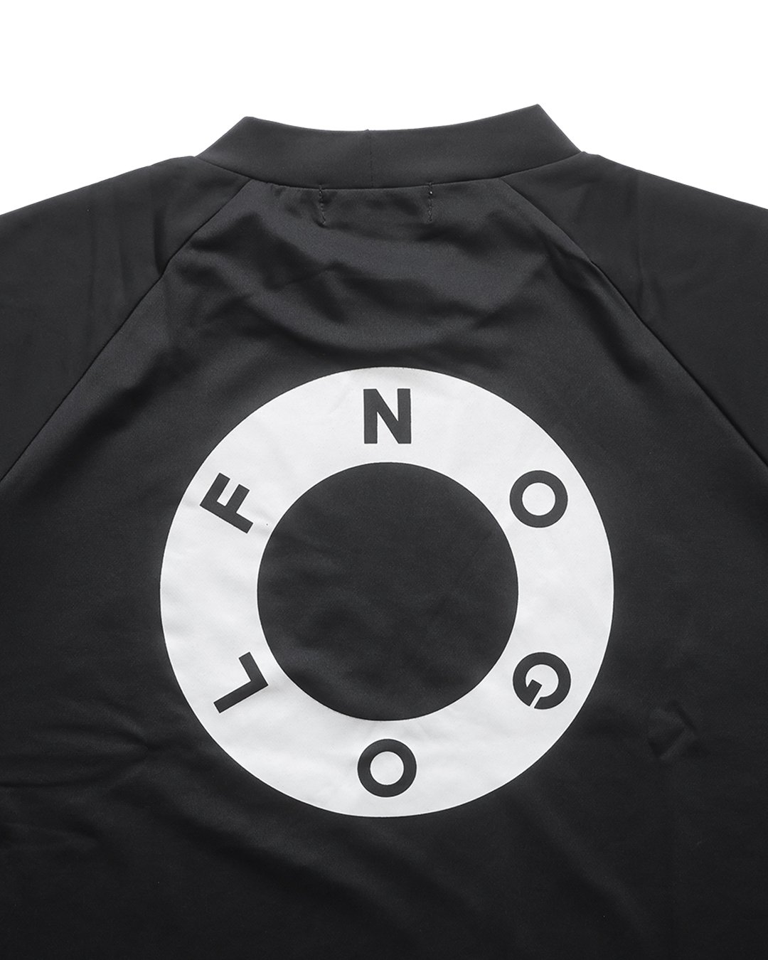 NO GOLF MOCK NECK SS COOLPASS - Black | CLUBHAU