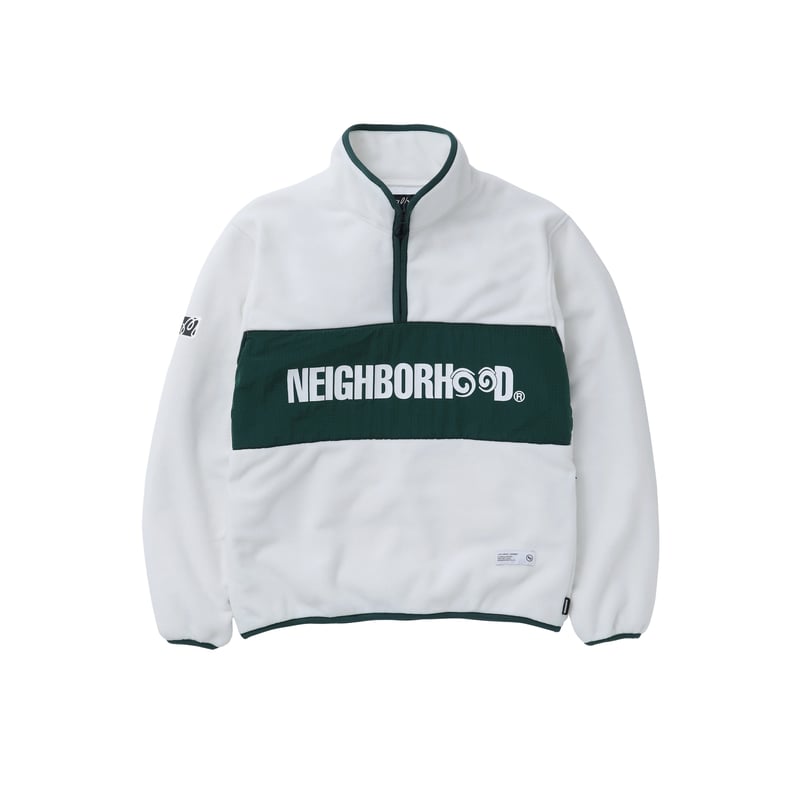 NEIGHBORHOOD X MALBON GOLF POLER JACKET - White NEIGHBORHOOD X MALBON GOLF POLER JACKET - White