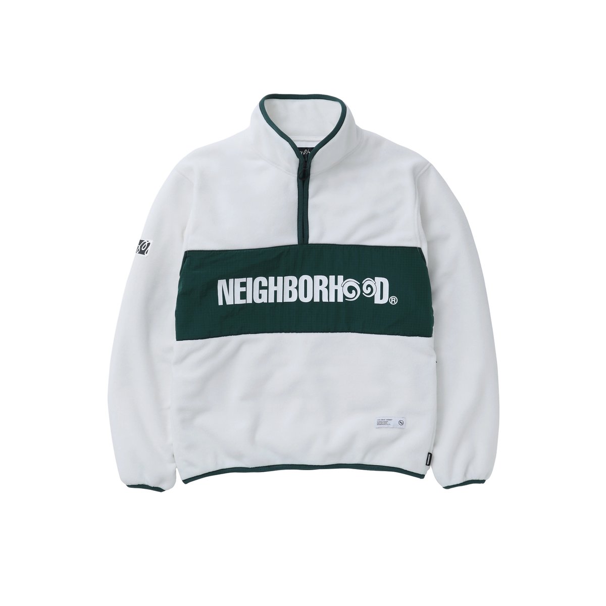 NEIGHBORHOOD X MALBON GOLF POLER JACKET - White NEIGHBORHOOD X MALBON GOLF POLER JACKET - White