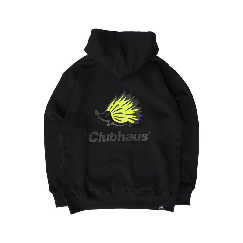 メンズウェア CLUBHAUS NeonWedgehog Hoodie Yellow L CLUBHAUS NeonWedgehog Hoodie - Yellow | CLUBHAU