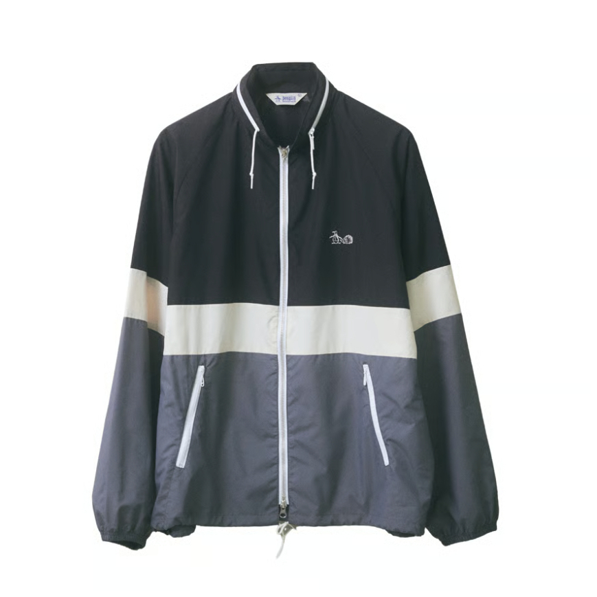 Penguin by CLUBHAUS 60' S Nylon Jacket - Black