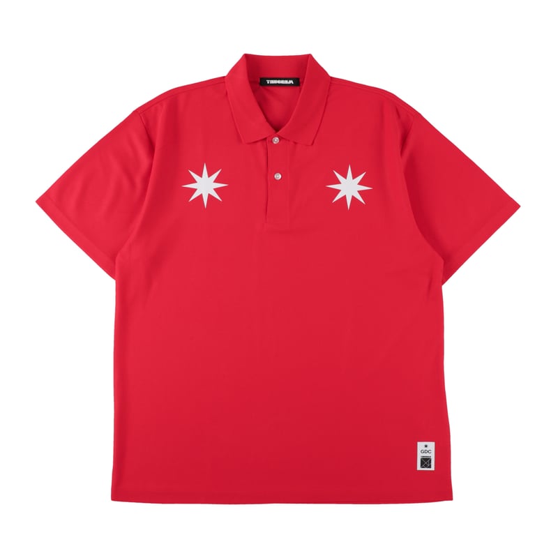 ○GDC×TANGRAM 5th Anniv. Polo “STAR” - Red | CLU