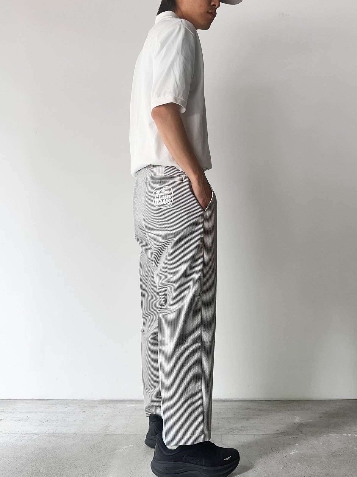 CLUBHAUS Seersucker Trousers 