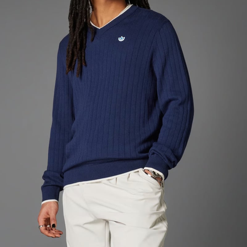 Adidas Originals Golf V-neck Sweater - Night In