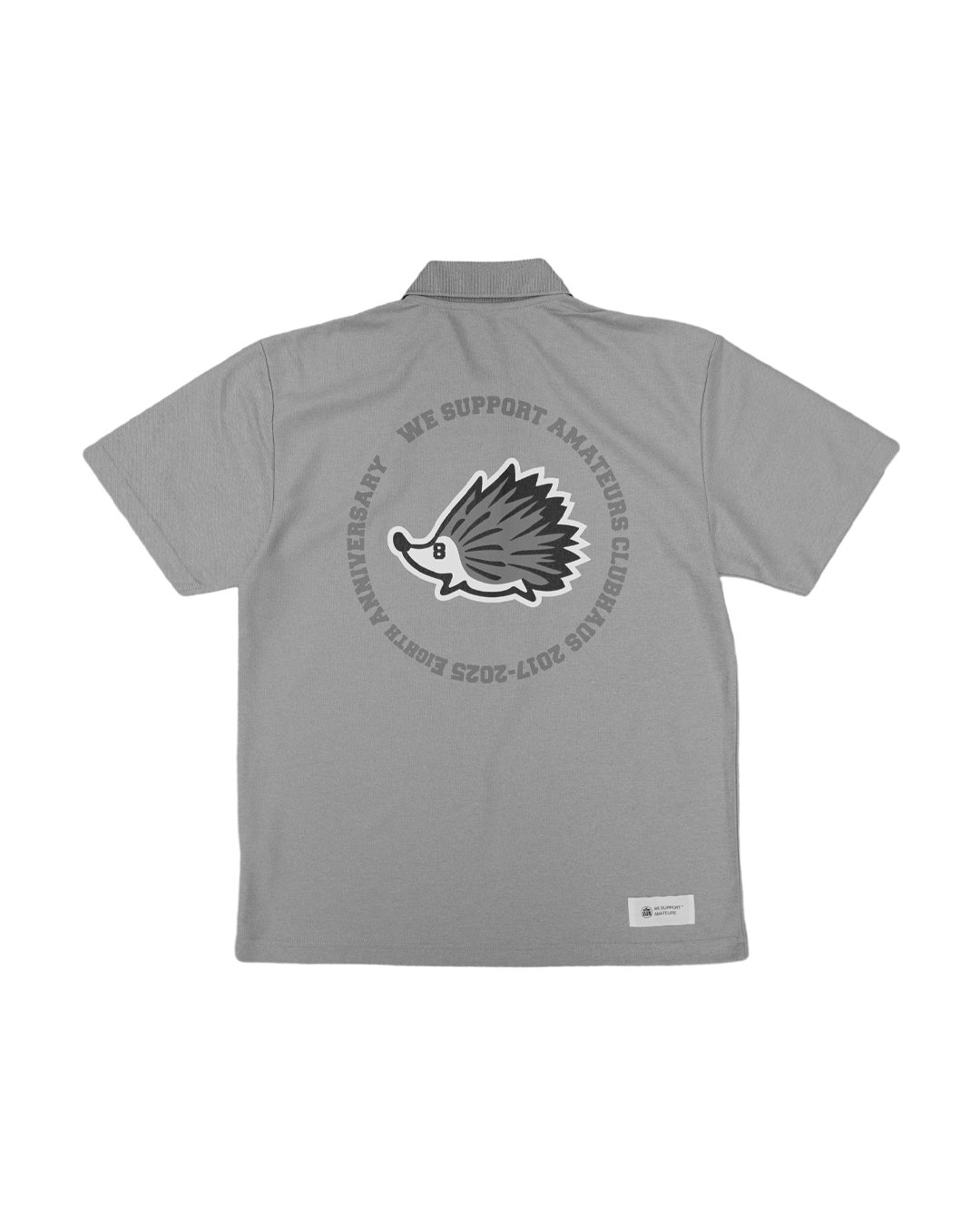 CLUBHAUS “8th Anniversary” S/S Polo M CLUBHAUS “8th Anniversary” S/S Polo - Lt.Gray |