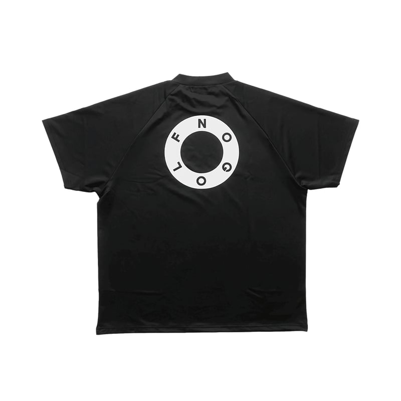 NO GOLF MOCK NECK SS COOLPASS - Black | CLUBHAU