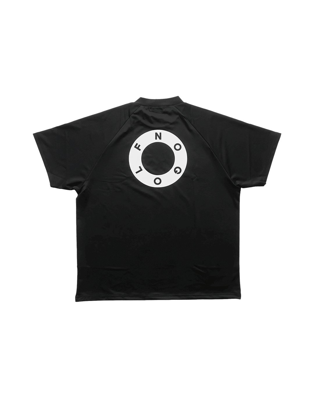 NO GOLF MOCK NECK SS COOLPASS - Black | CLUBHAU